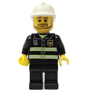 Lego Minifigura: Bombero - Lego city.