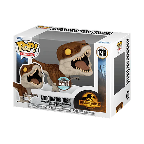 Funko Pop! Atrociraptor (Tiger) #1218 Specialty Series - Jurassic World: Dominion