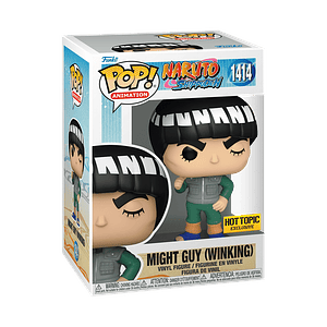 Funko Pop! Might Guy (Winking) #1414 Hot Topic - Naruto Shippuden
