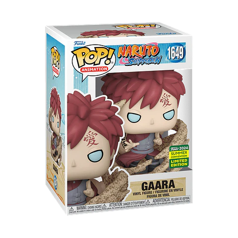 Funko Pop! Gaara (Sand Jutsu) #1649 SDCC - Naruto Shippuden