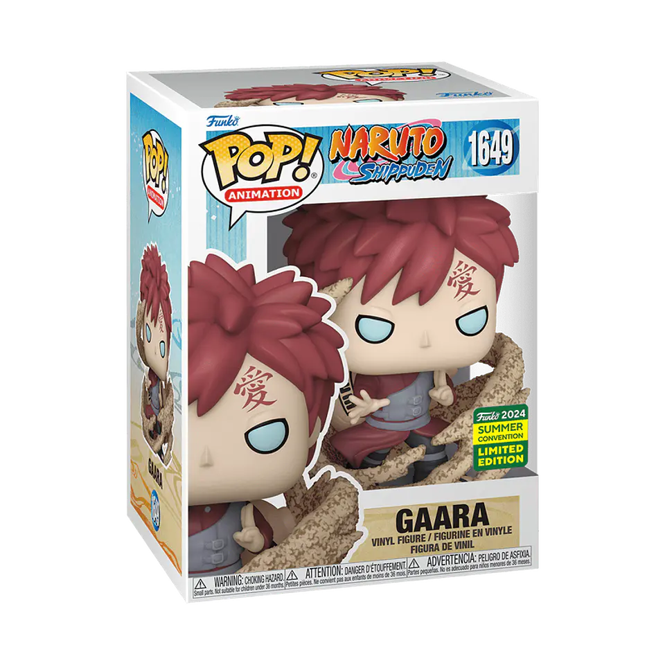 Funko Pop! Gaara (Sand Jutsu) #1649 SDCC - Naruto Shippuden 1