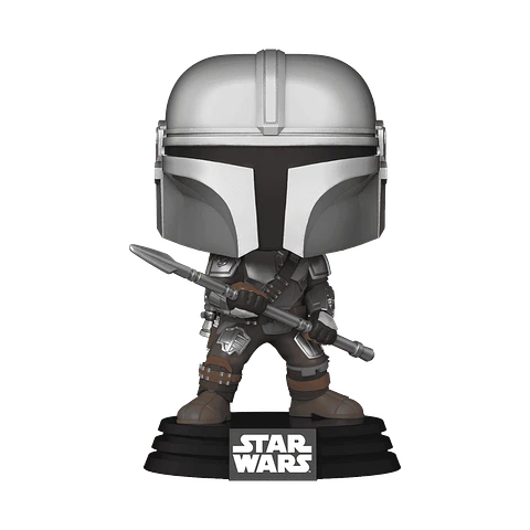 Funko Pop! The Mandalorian with beskar staff #479 Funko Shop - Star Wars: The Mandalorian