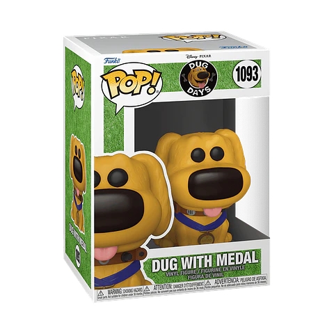 Funko Pop! Dug with medal #1093 - Disney: Dug Days