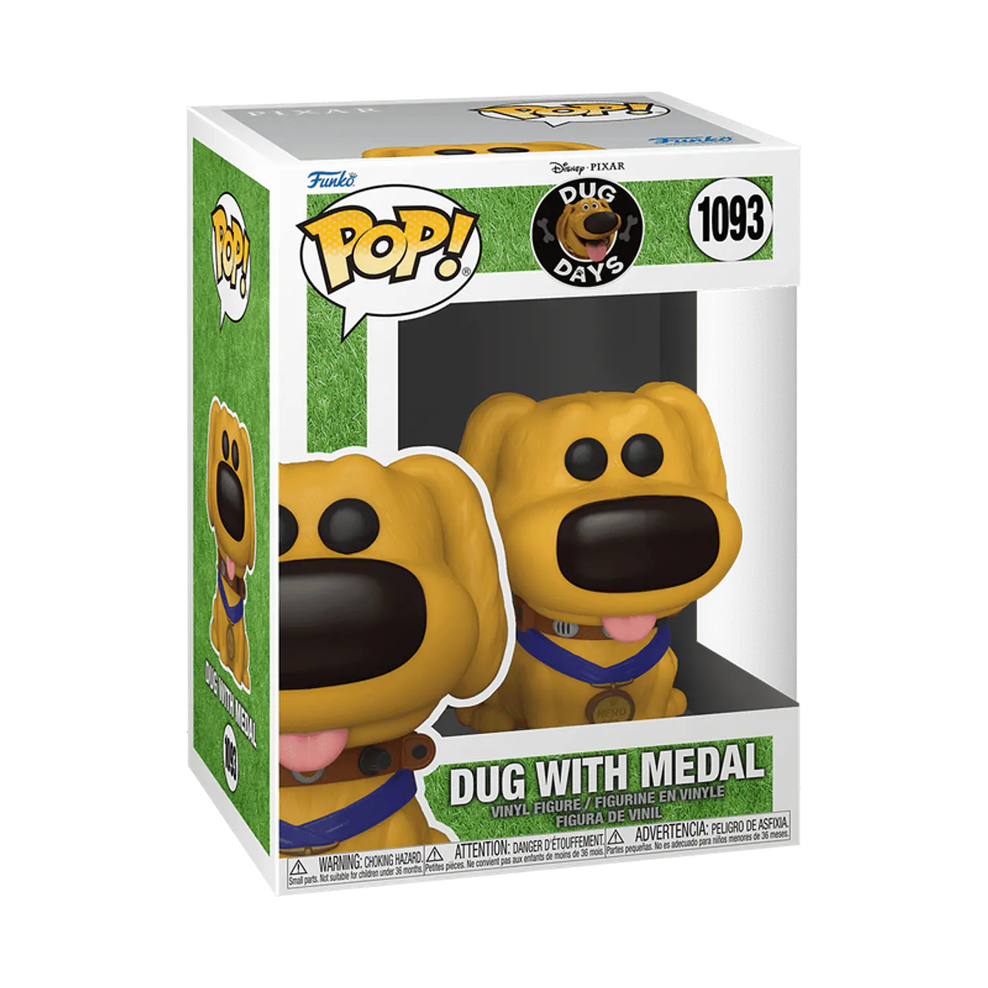 Funko Pop! Dug with medal #1093 - Disney: Dug Days 1