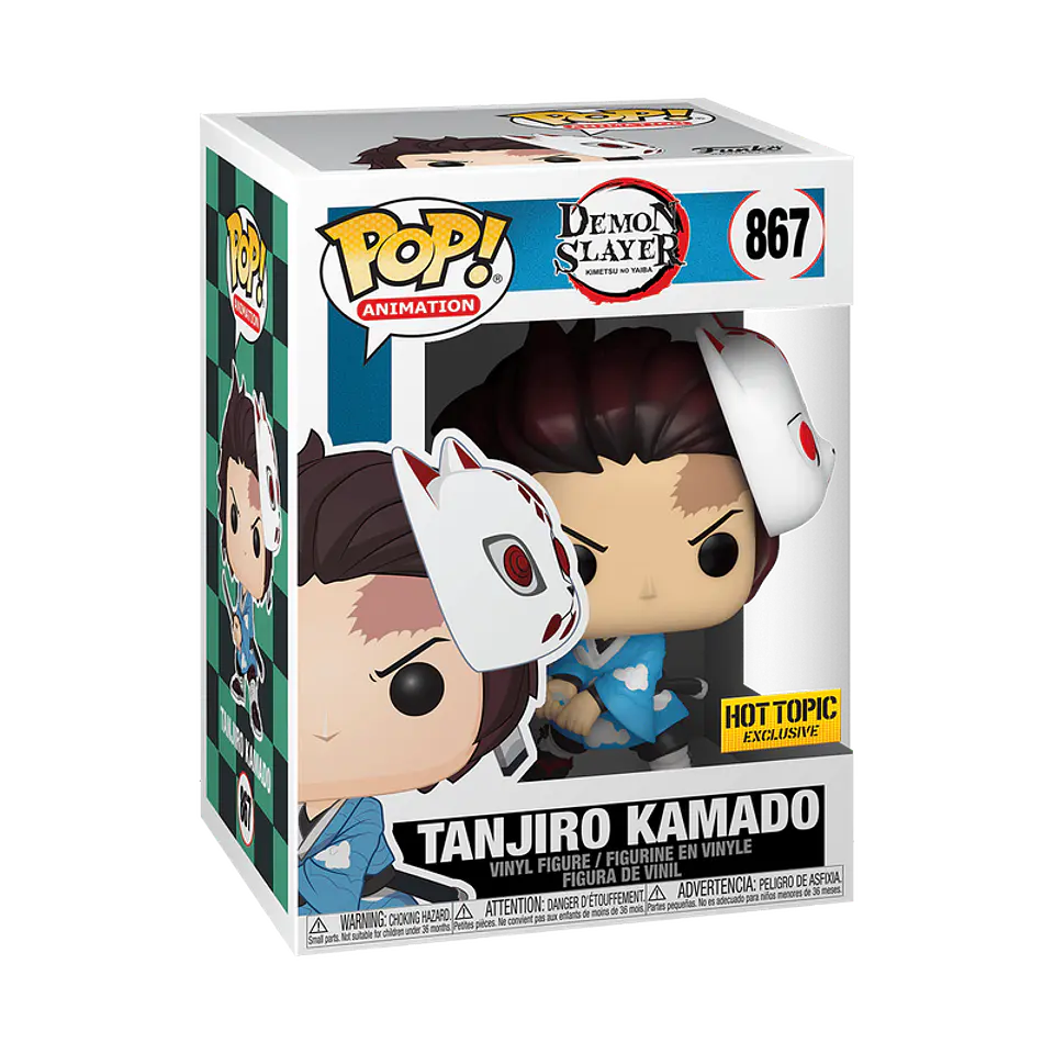Funko Pop! Tanjiro Kamado #867 Hot Topic - Demon Slayer 1