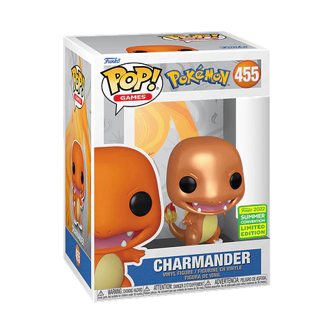 Funko Pop! Charmander (Metálico) #455 SDCC - Pokémon
