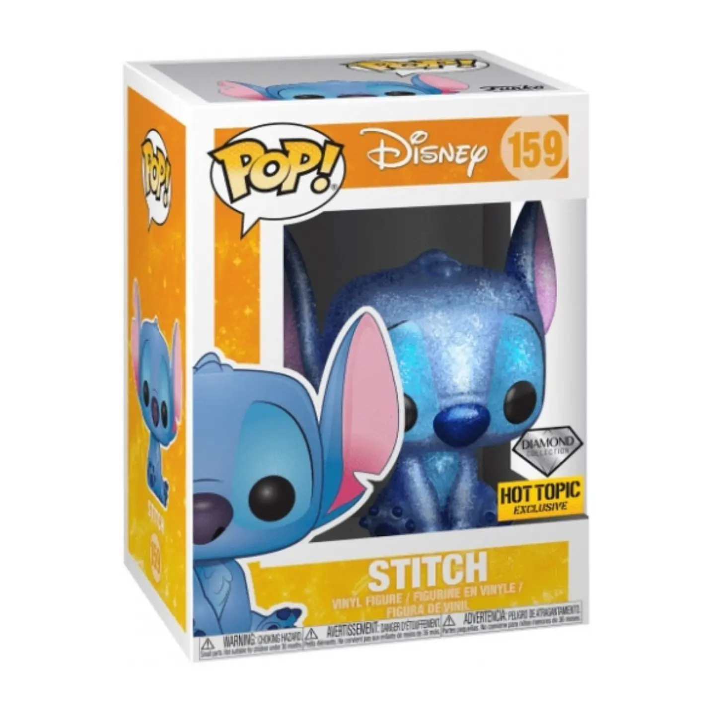 Funko Pop! Stitch (Diamond) #159 Hot Topic - Disney: Stitch 1