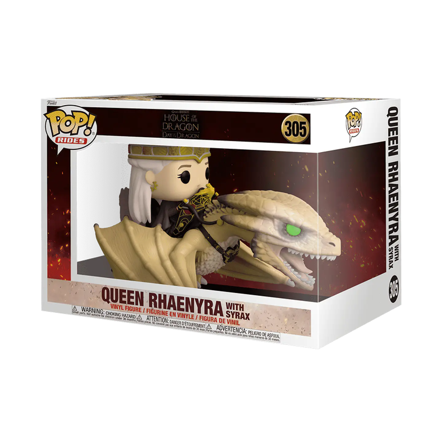 Funko Pop! Rides: Reina Rhaenyra con Syrax #305 - House Of The Dragon 1
