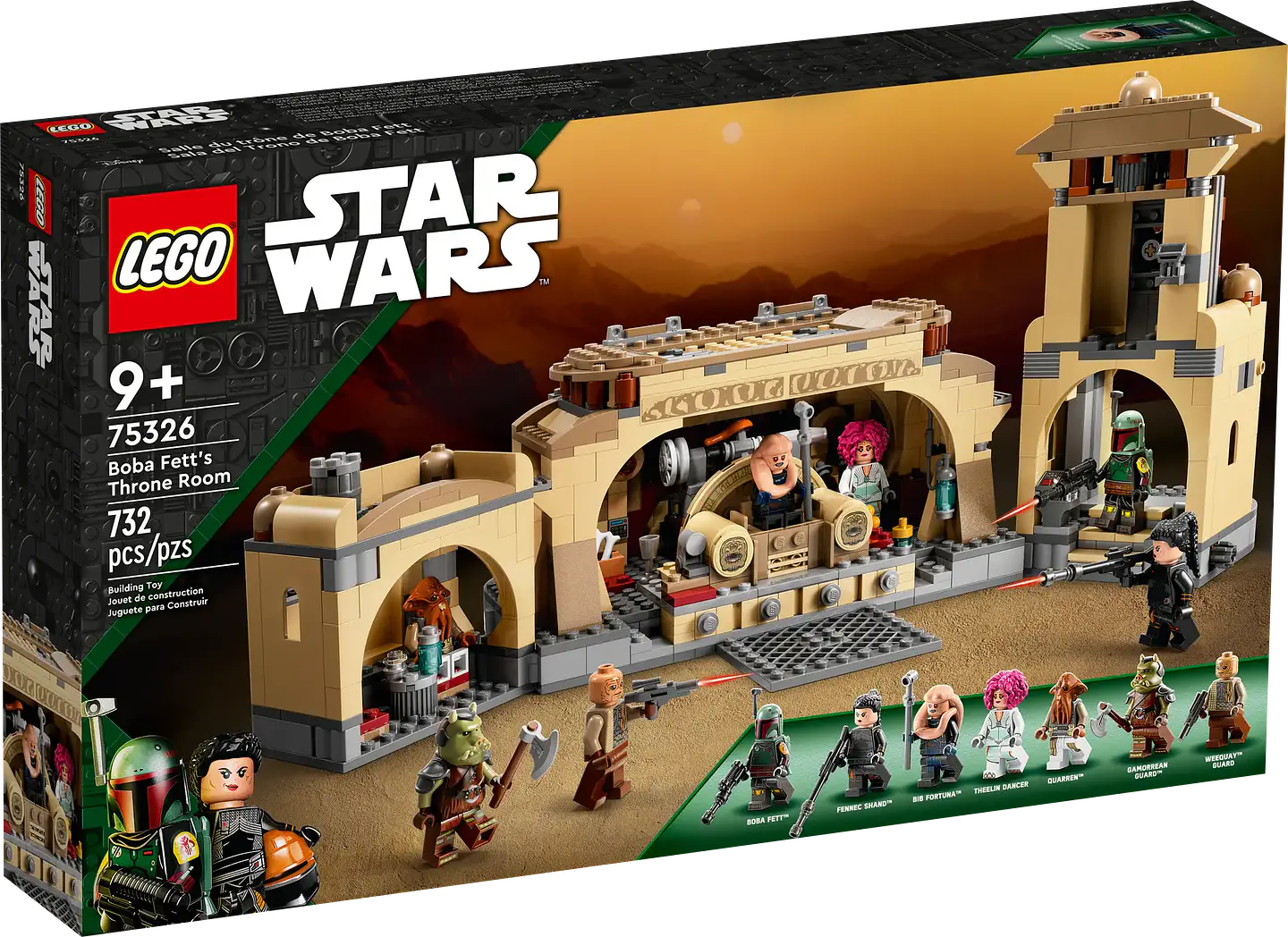 LEGO 75326: Sala del Trono de Boba Fett 1