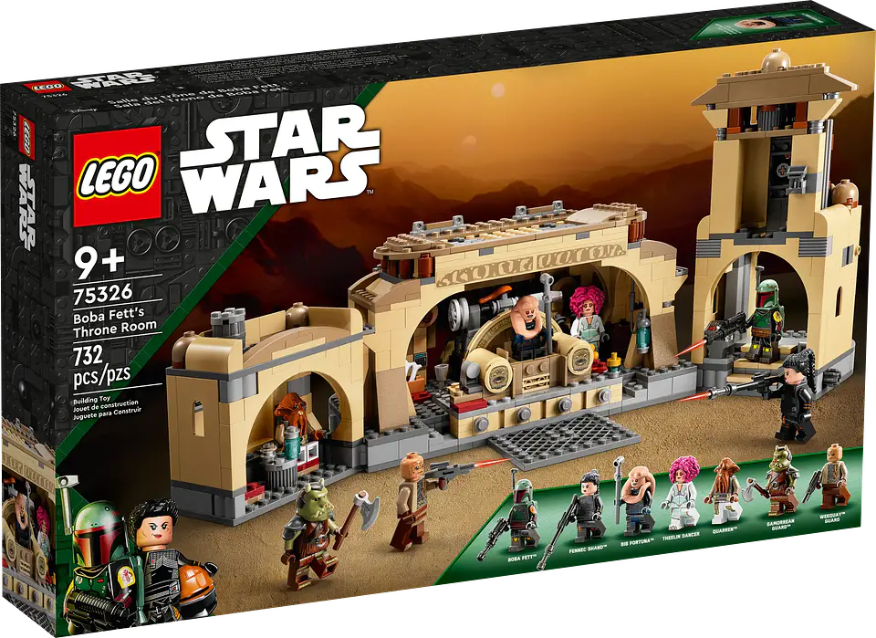 LEGO 75326: Sala del Trono de Boba Fett 1
