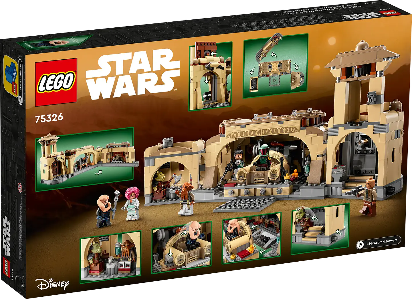 LEGO 75326: Sala del Trono de Boba Fett 8
