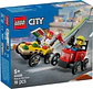 LEGO 60458: Pizza vs. Camión de Bomberos - Miniatura 1