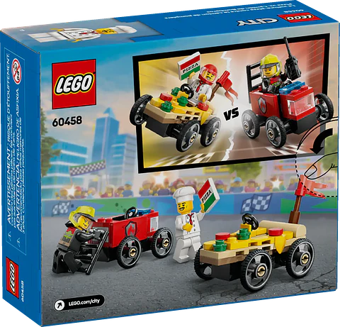 LEGO 60458: Pizza vs. Camión de Bomberos