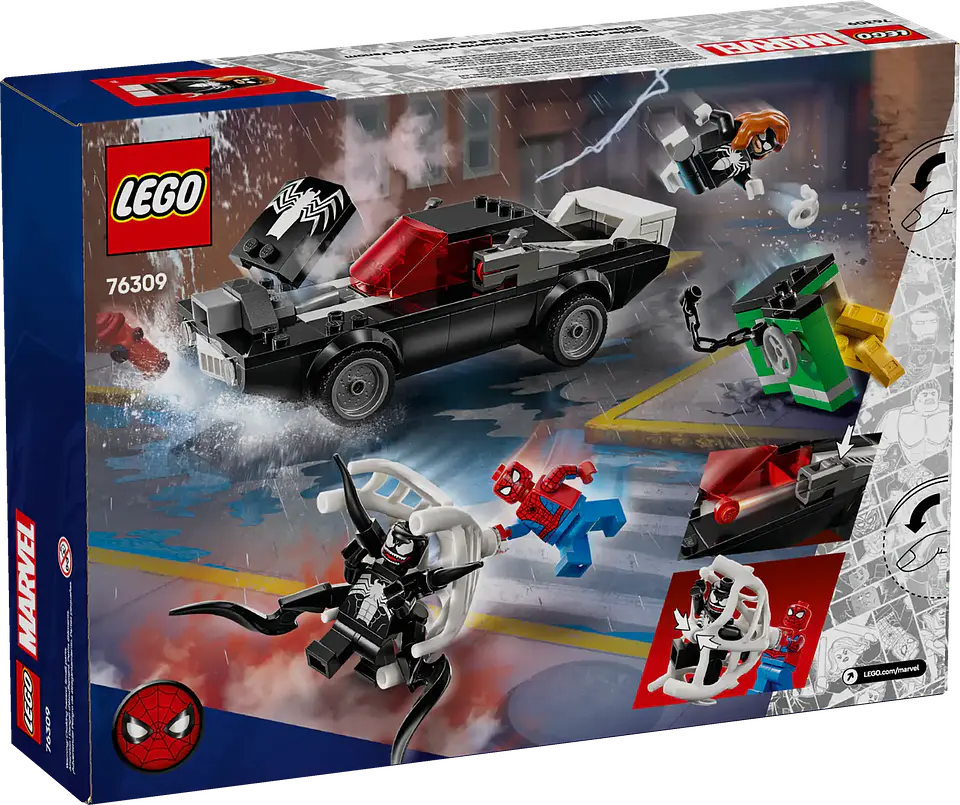 LEGO 76309: Spider-Man vs. Coche Brutal de Venom 4