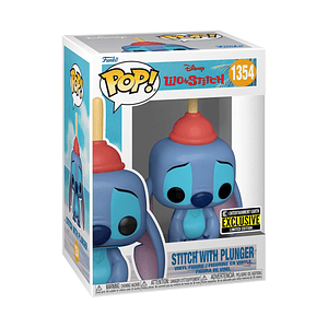 Funko Pop! Stitch with Plunger #1354 Entertainment Earth - Disney: Lilo & Stitch