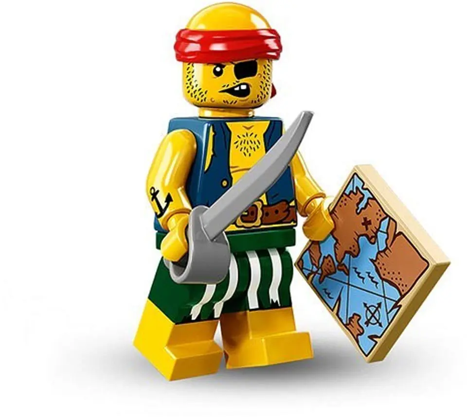 Lego Minifigura: Malvado corsario - Serie 16 1