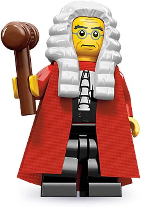 Lego Minifigura: Juez - Serie 9