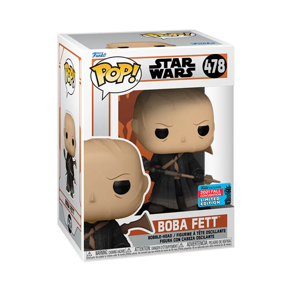 Funko Pop! Boba Fett without armor #478 NYCC - Star Wars: The Mandalorian 1