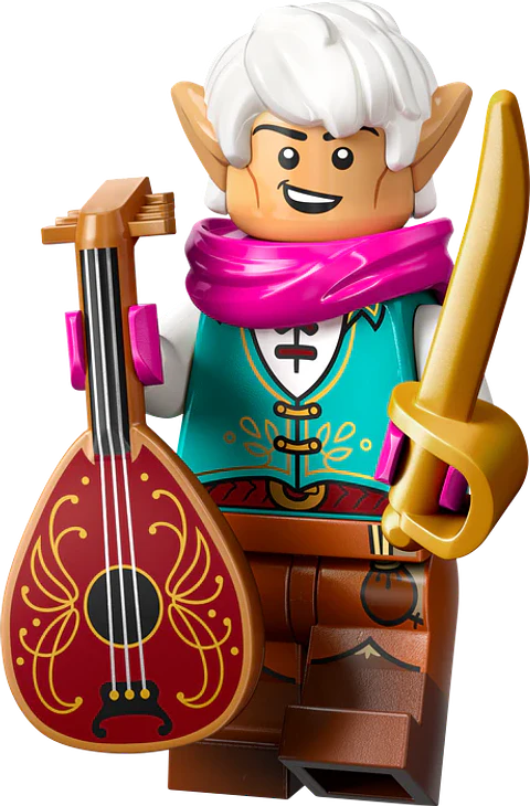 Lego Minifigura: Bardo elfo - Dungeons & Dragons