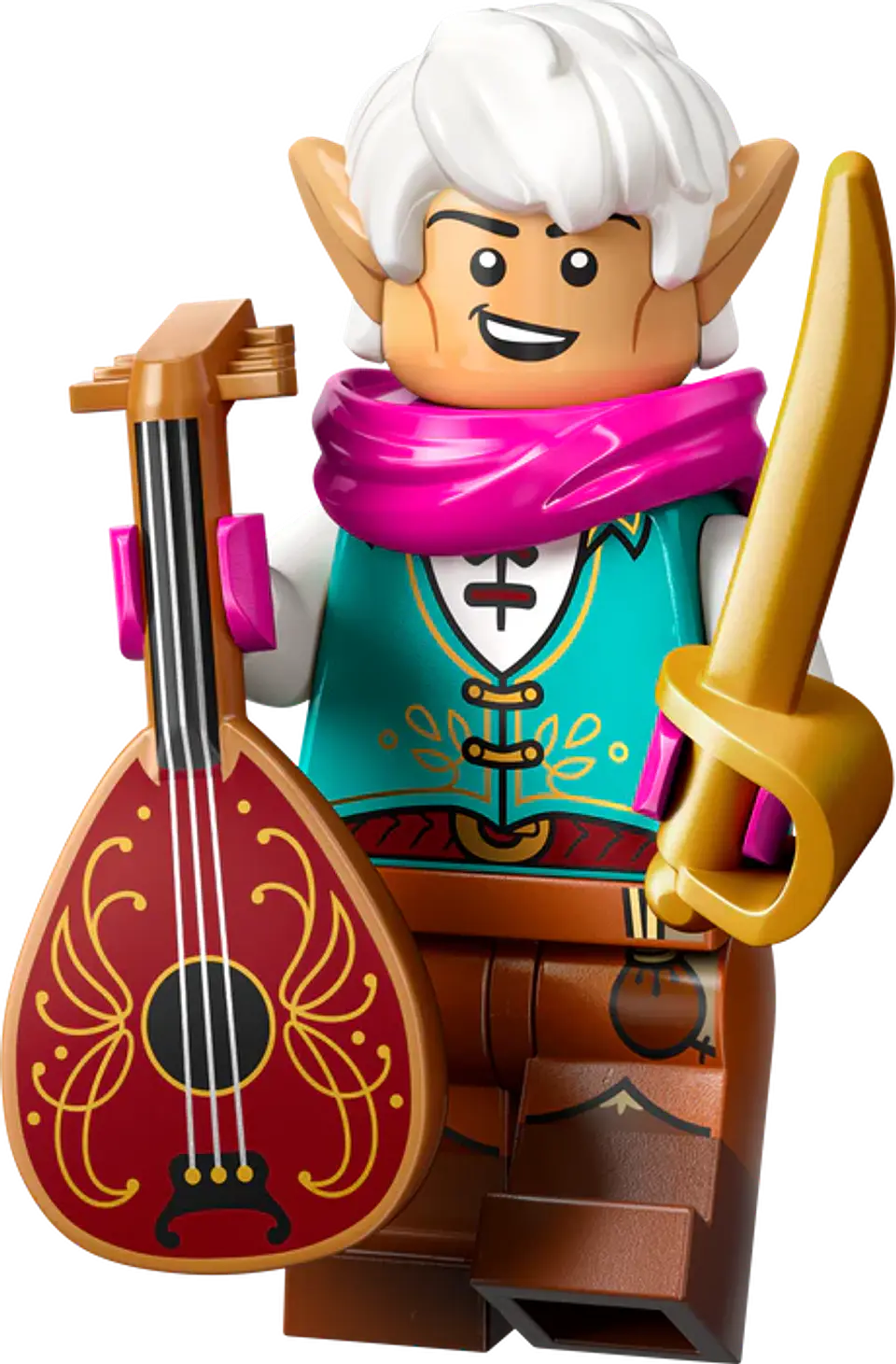 Lego Minifigura: Bardo elfo - Dungeons & Dragons 1