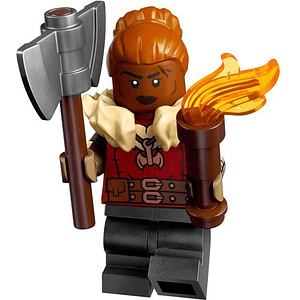 Lego Minifigura: Bárbara enana - Dungeons & Dragons