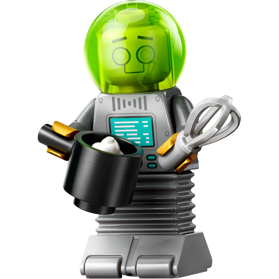 Lego Minifigura: Mayordomo Robot - Serie 26 1