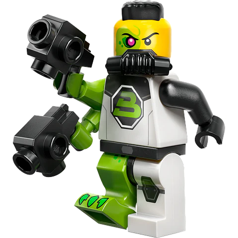 Lego Minifigura: Mutante de Blacktron - Serie 26