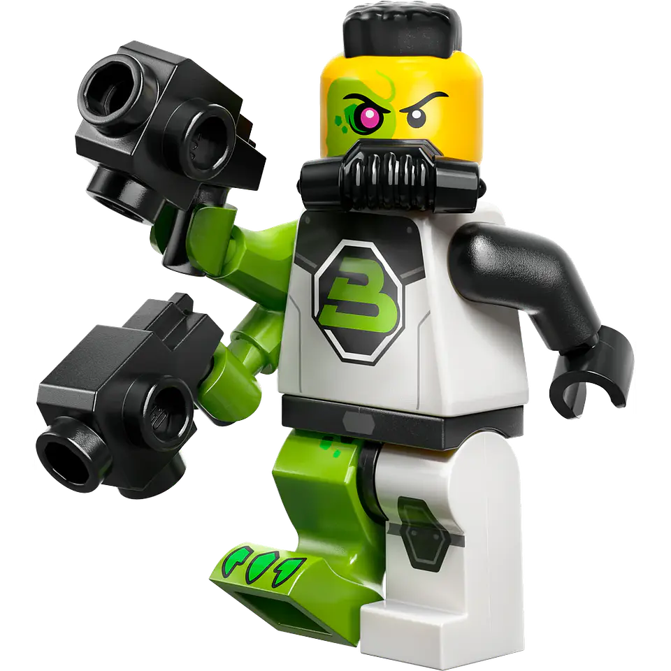 Lego Minifigura: Mutante de Blacktron - Serie 26 1