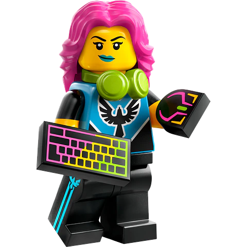 Lego Minifigura: Jugadora de E-Sports - Serie 25