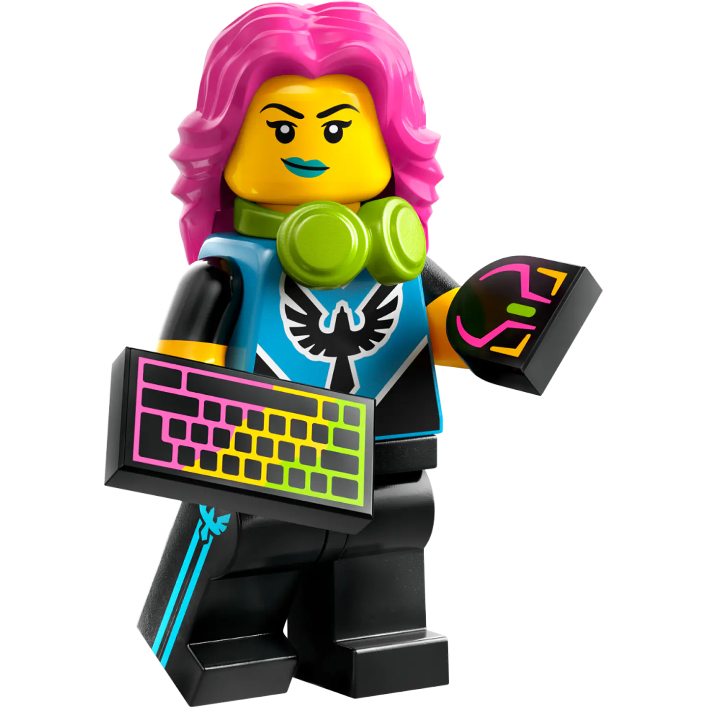 Lego Minifigura: Jugadora de E-Sports - Serie 25 1