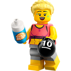 Lego Minifigura: Monitora de Gimnasia - Serie 25