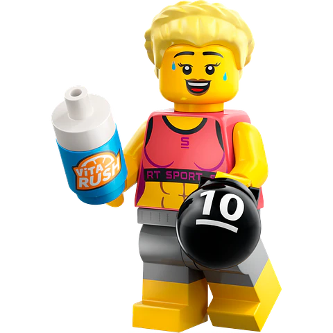 Lego Minifigura: Monitora de Gimnasia - Serie 25