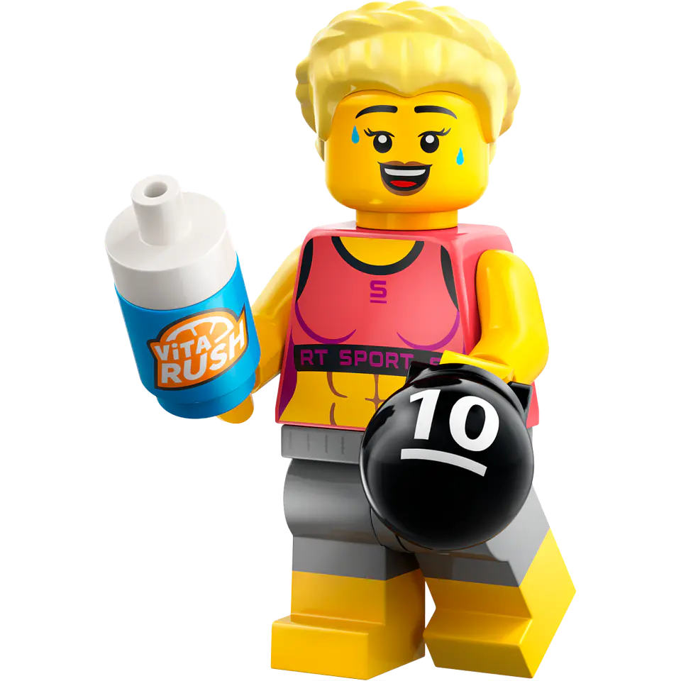 Lego Minifigura: Monitora de Gimnasia - Serie 25 1