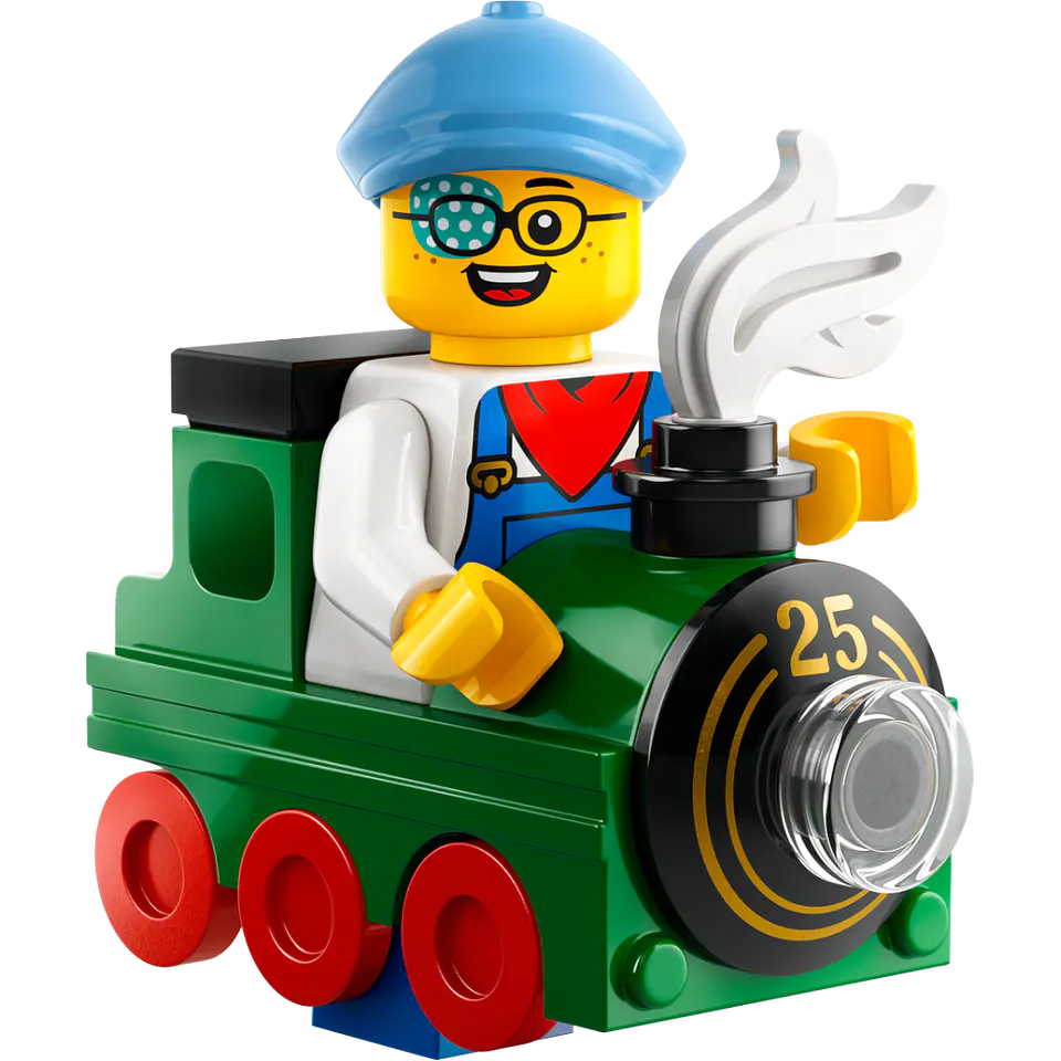 Lego Minifigura: Niño tren - Serie 25 1