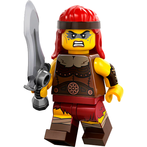 Lego Minifigura: Bárbara Feroz - Serie 25