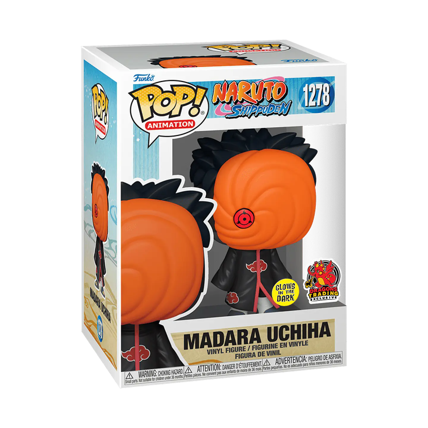 Funko Pop! Madara Uchiha (Glow in the dark) #1278 Dragons Trading - Naruto Shippuden 1