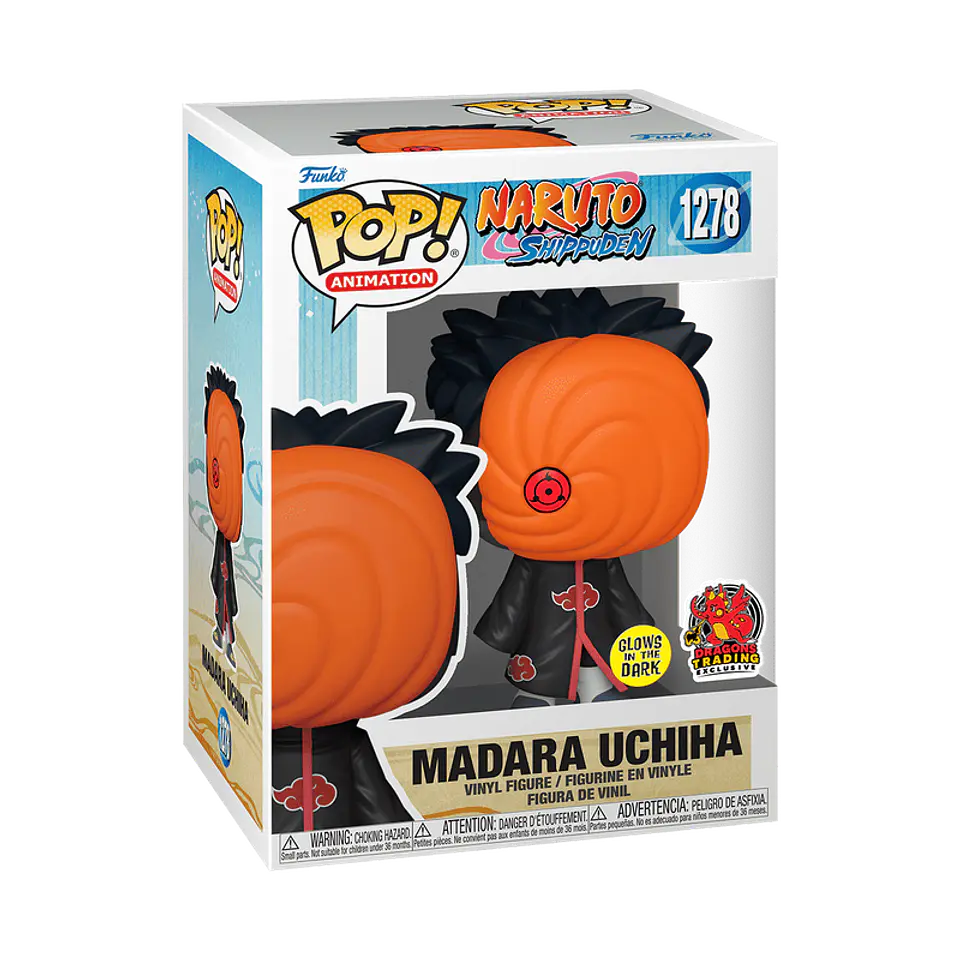 Funko Pop! Madara Uchiha (Glow in the dark) #1278 Dragons Trading - Naruto Shippuden 1