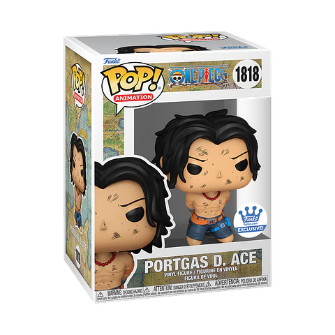 Funko Pop! Portgas D. Ace #1818 Funko Shop - One Piece (Incluye Protector)