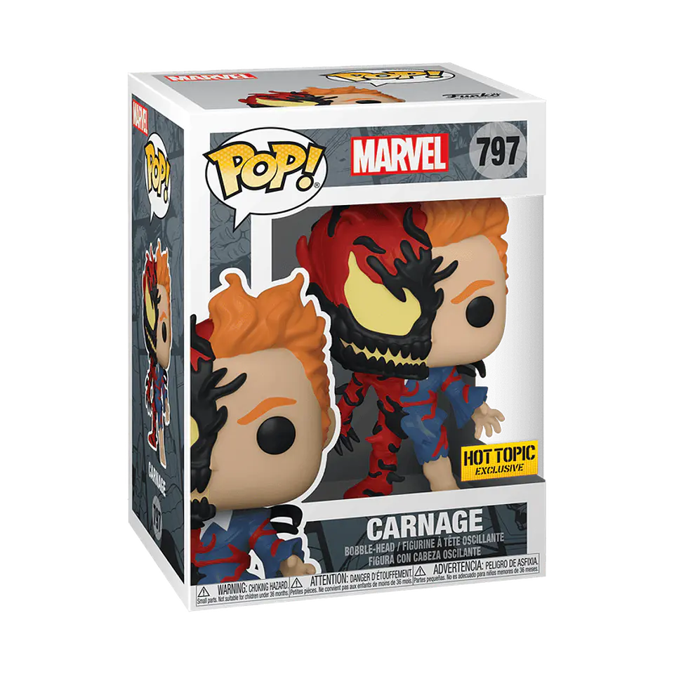 Funko Pop! Carnage #797 Hot Topic - Marvel 1