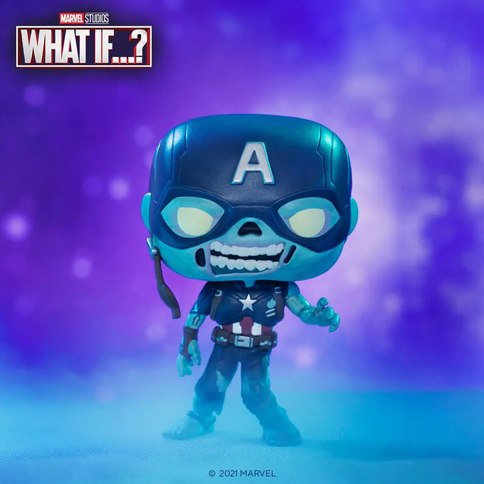 Funko Pop! Zombie Captain America #948 Funko Shop - What If...? 3