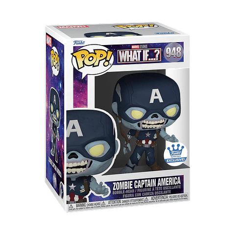 Funko Pop! Zombie Captain America #948 Funko Shop - What If...?