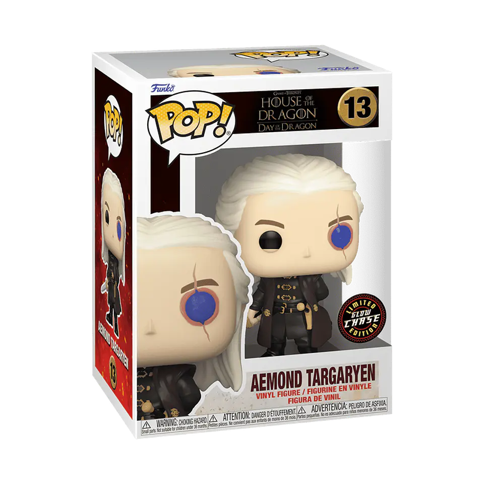 Funko Pop! Aemond Targaryen (Glow Chase) #13 - House Of The Dragon 1