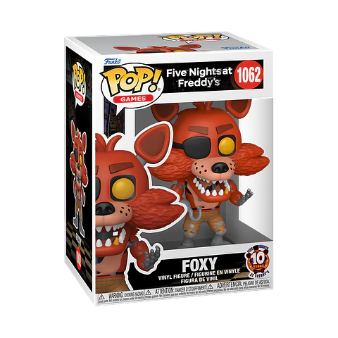 Funko Pop! Foxy (10th Anniversary) #1062 - Five Nights at Freddy's