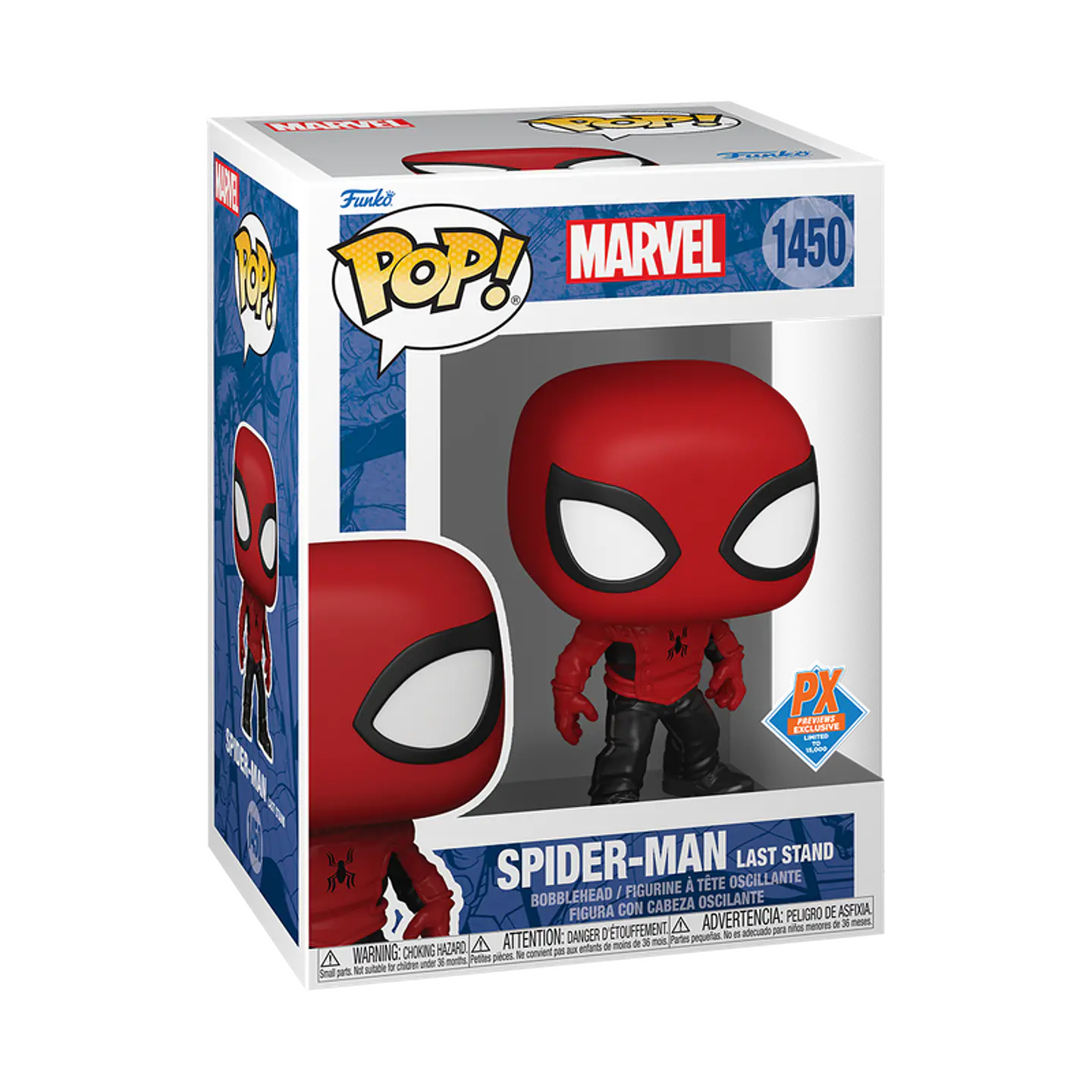Funko Pop! Spider-man Last Stand #1450 PX Previews - Marvel: Spiderman 1