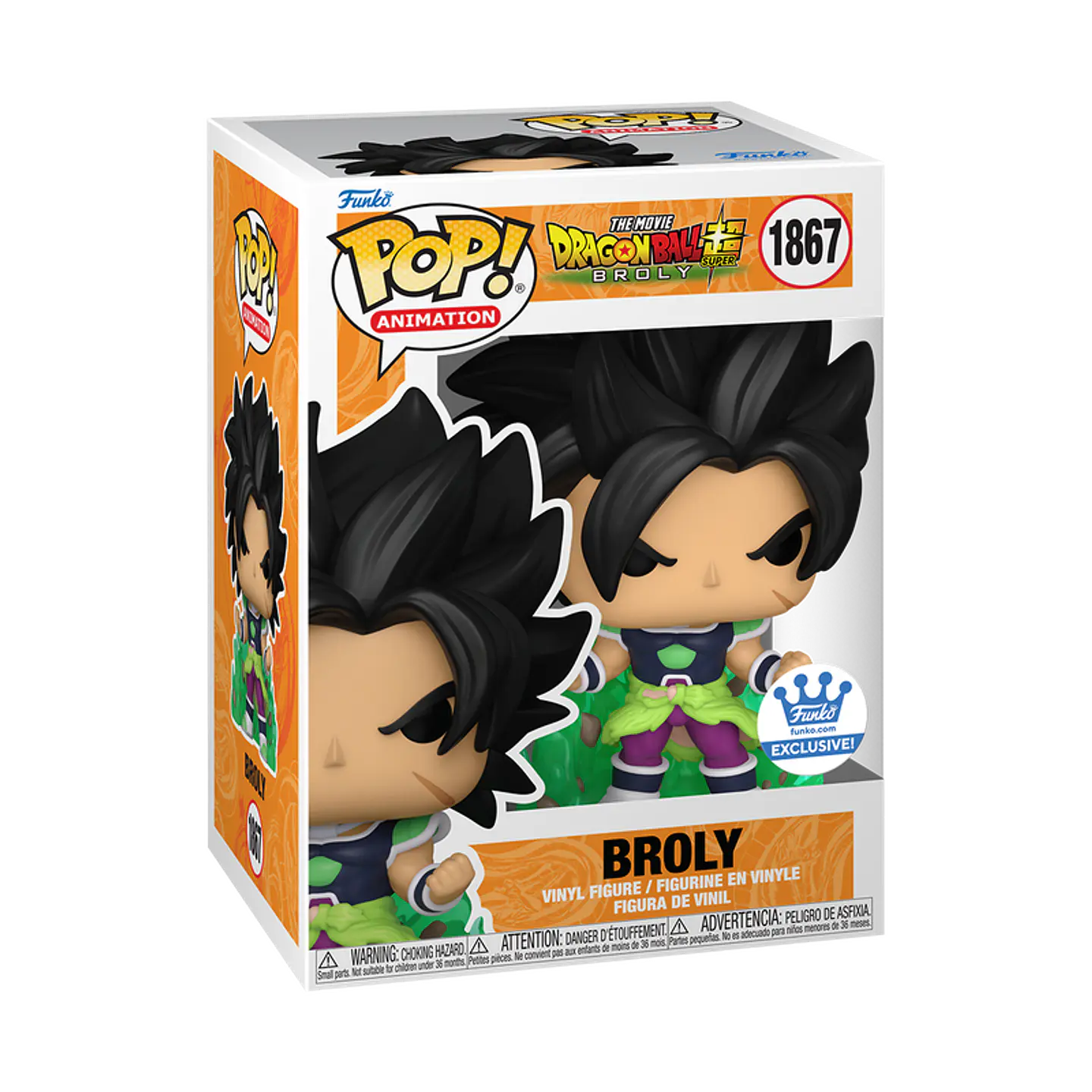 Funko Pop! Broly #1867 Funko Shop - Dragon Ball Super: Broly 1