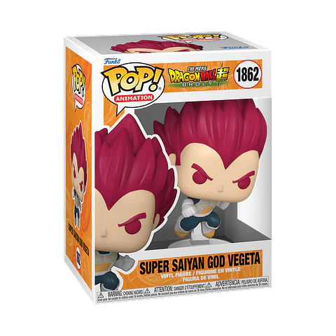 Funko Pop! Super Saiyan God Vegeta #1862 - Dragon Ball Super: Broly