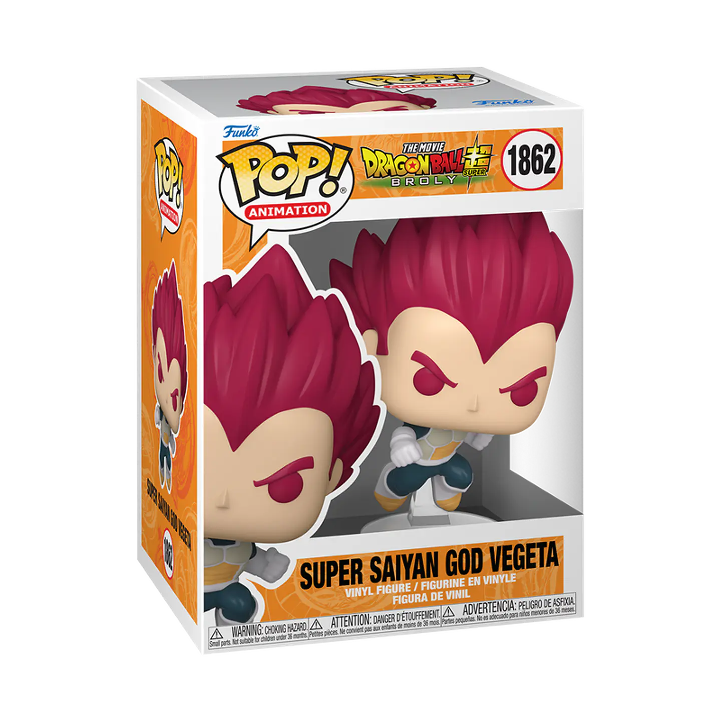 Funko Pop! Super Saiyan God Vegeta #1862 - Dragon Ball Super: Broly 1