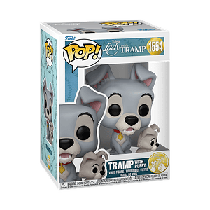 Funko Pop! Tramp with puppy #1554 - Disney: Lady and the Tramp
