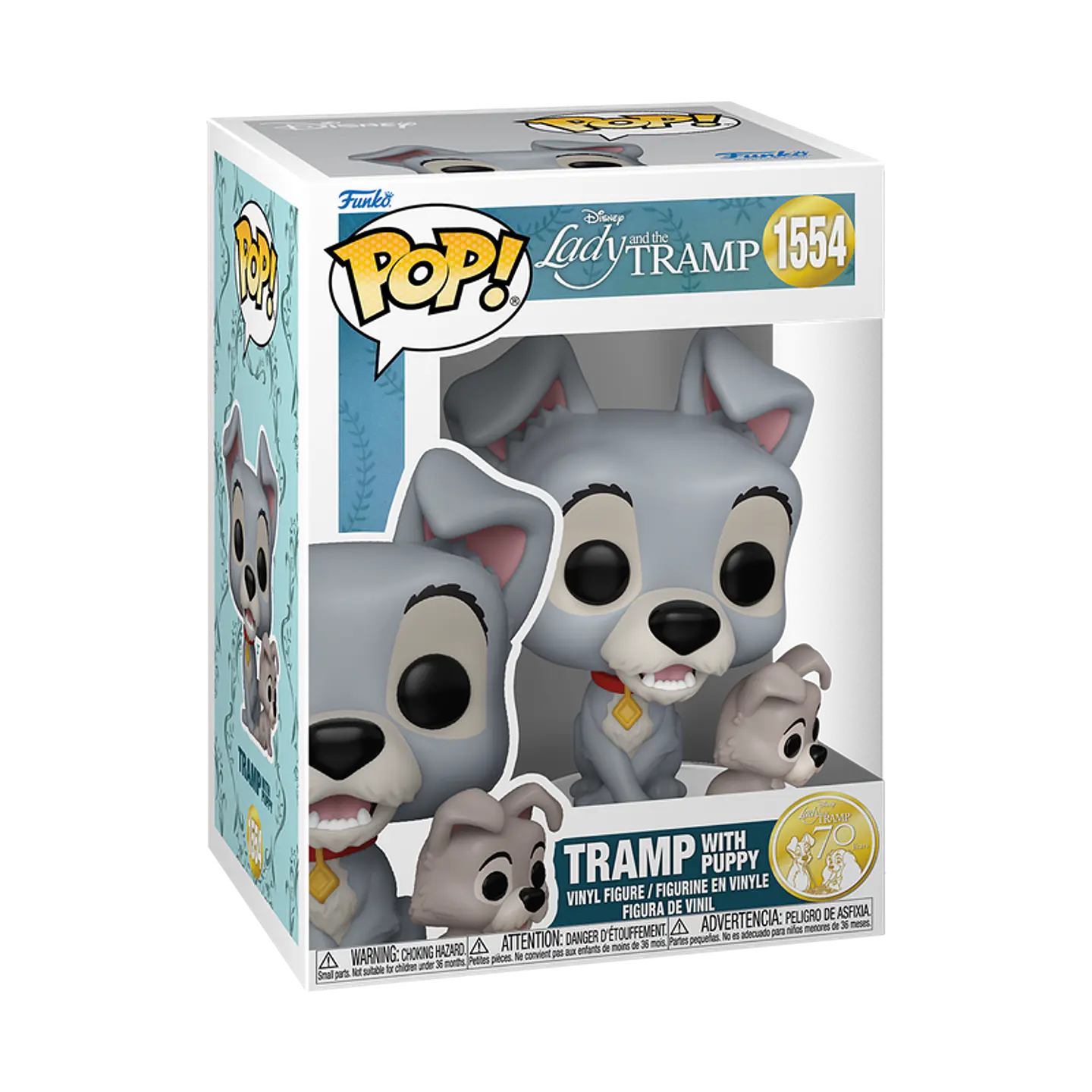 Funko Pop! Tramp with puppy #1554 - Disney: Lady and the Tramp 1