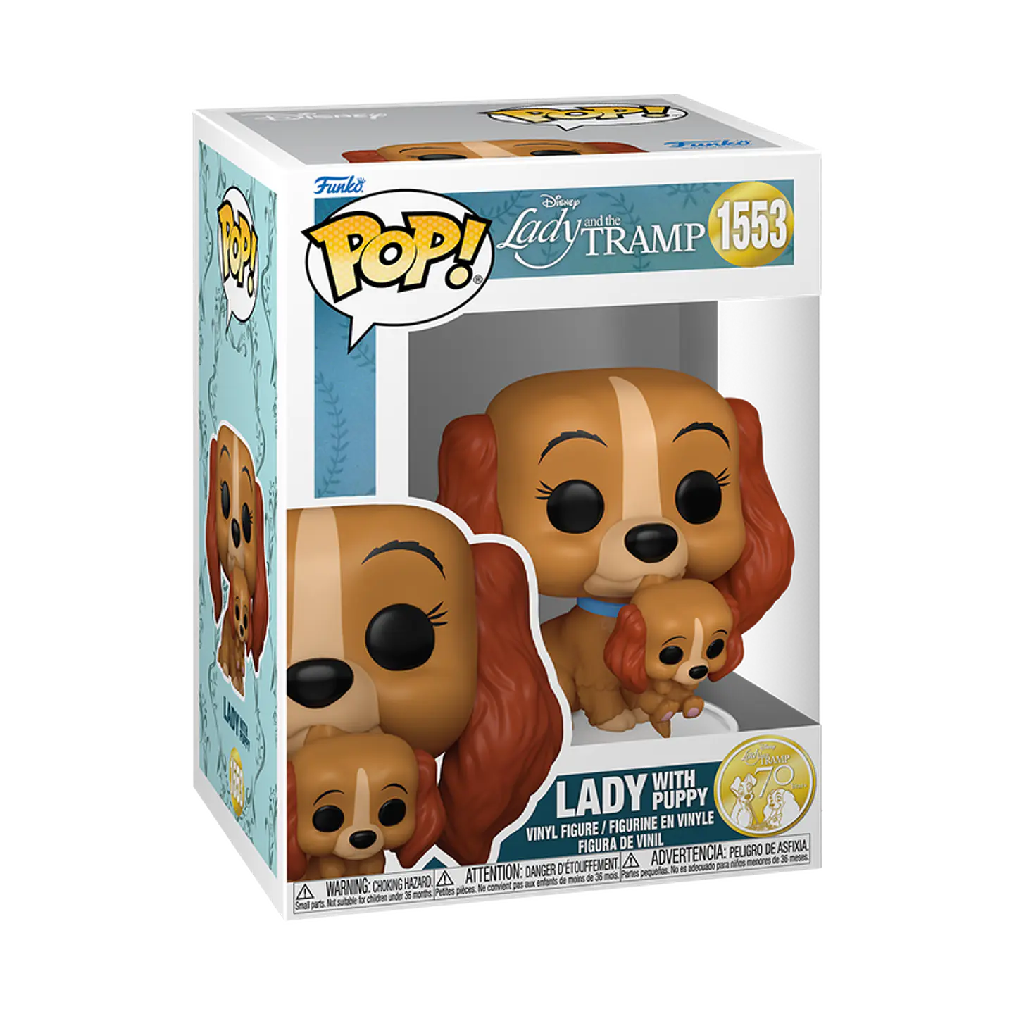 Funko Pop! Lady with puppy #1553 - Disney: Lady and the Tramp 1